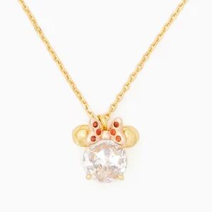 Kate Spade Disney gold mini mouse necklace